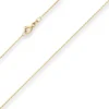 1mm Ankerkette diamantiert Kette Collier Halskette aus 585 Gold Gelbgold 50cm
