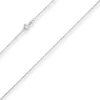 1,3mm Ankerkette diamantiert Kette Collier Halskette aus 333 Gold Weißgold 42cm