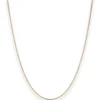 1,3mm Ankerkette diamantiert Kette Collier Halskette aus 333 Gold Gelbgold 38cm