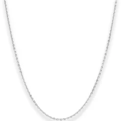 1,3mm Ankerkette diamantiert Silberkette Collier Halskette aus 925 Silber 60cm