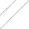 2mm Ankerkette diamantiert Silberkette Collier Halskette aus 925 Silber 80cm