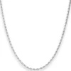 1,7mm Ankerkette diamantiert Silberkette Collier Halskette aus 925 Silber 42cm