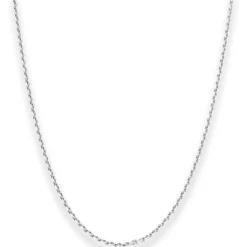 1,9mm Ankerkette diamantiert Silberkette Collier Halskette aus 925 Silber 45cm