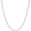 1,9mm Ankerkette diamantiert Silberkette Collier Halskette aus 925 Silber 36cm