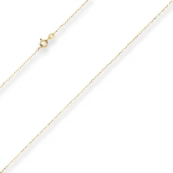 1,1mm Ankerkette flach Collier Halskette aus 333 Gold Gelbgold 36cm
