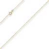 1,3mm Ankerkette flach Goldkette Collier Halskette aus 333 Gold Gelbgold 42cm