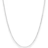 1,2mm Ankerkette flach Goldkette Collier Halskette aus 333 Gold Weißgold 42cm