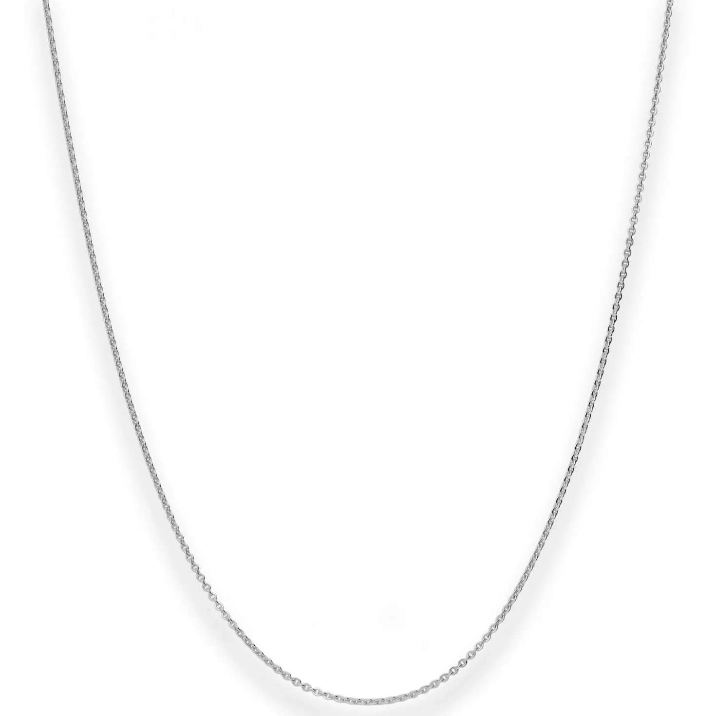 1,2mm Ankerkette flach Goldkette Collier Halskette aus 333 Gold Weißgold 42cm