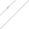 1,2mm Ankerkette flach Goldkette Collier Halskette aus 585 Gold Weißgold 45cm