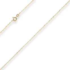 1,3mm Ankerkette flach Goldkette Collier Halskette aus 333 Gold Gelbgold 40cm