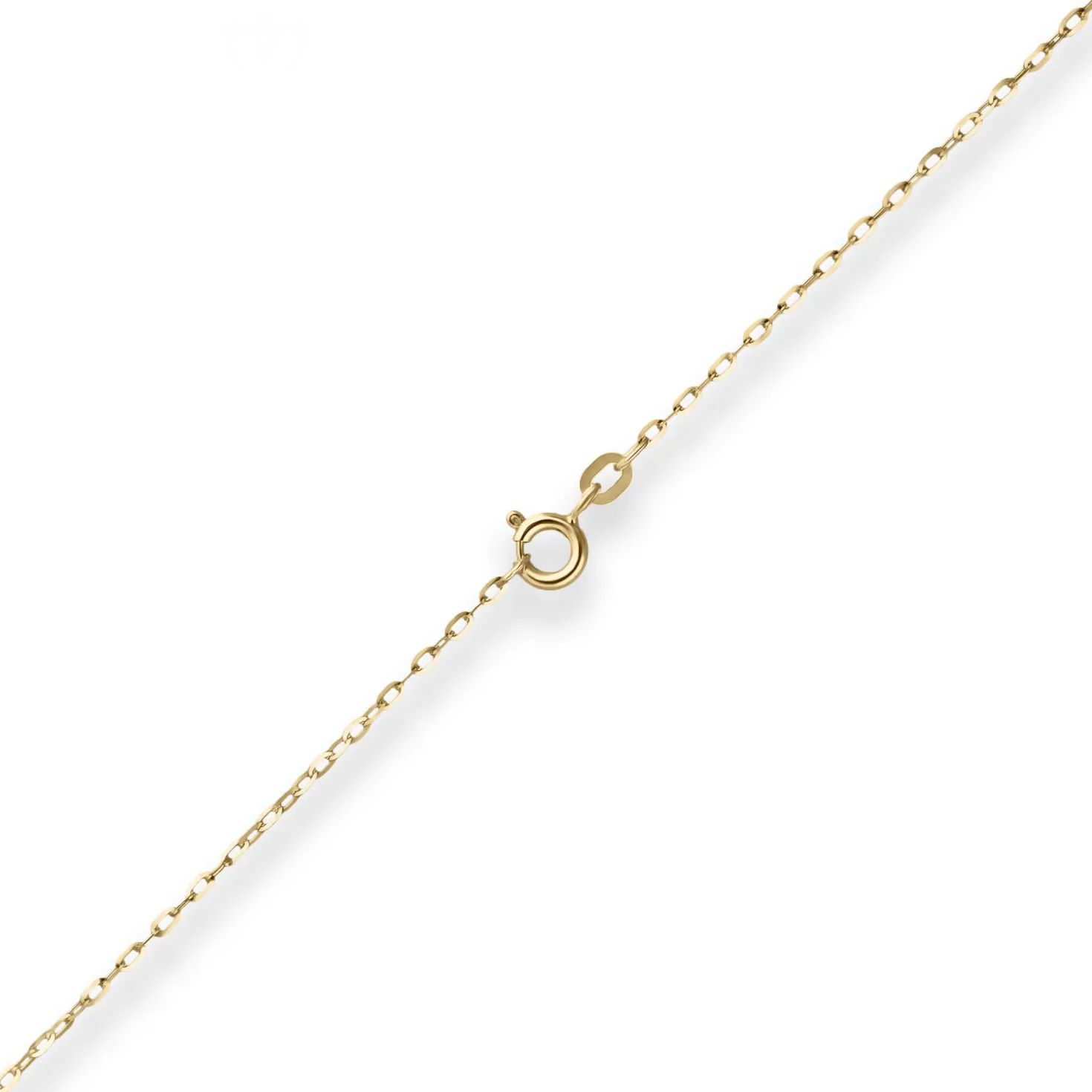 1,3mm Ankerkette flach Goldkette Collier Halskette aus 333 Gold Gelbgold 40cm