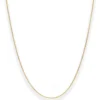 1,2mm Ankerkette flach Goldkette Collier Halskette aus 585 Gold Gelbgold 40cm
