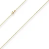 1,2mm Ankerkette flach Goldkette Collier Halskette aus 333 Gold Gelbgold 36cm