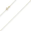 0,8mm Ankerkette flach Goldkette Collier Halskette aus 585 Gold Gelbgold 45cm