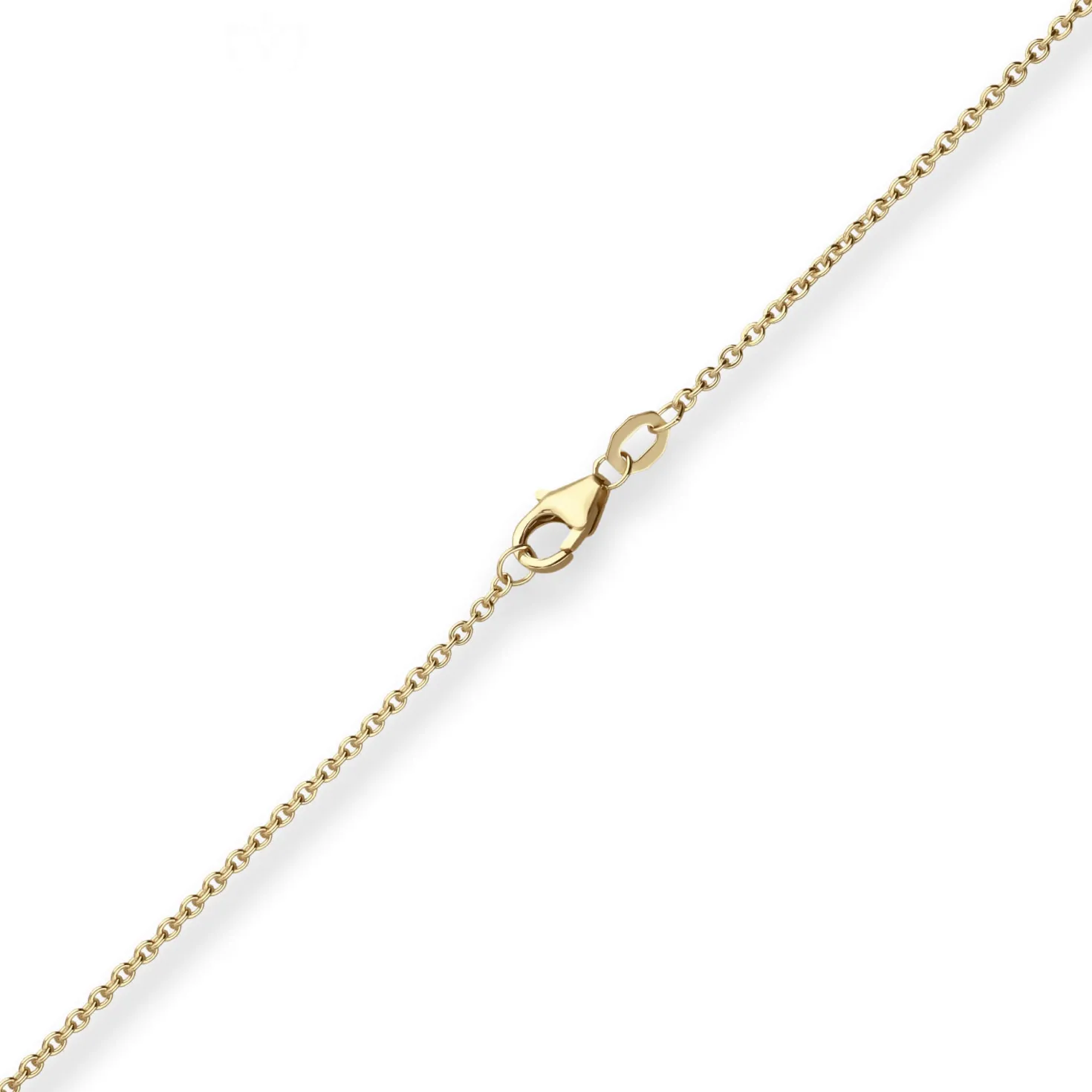 1,7mm Ankerkette flach Goldkette Collier Halskette aus 375 Gold Gelbgold 42cm