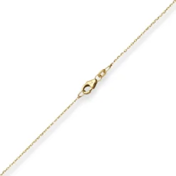 1,1mm Ankerkette flach Kette Collier Halskette aus 585 Gold Gelbgold 42cm