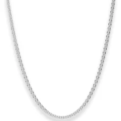 2,8mm Ankerkette flach Silberkette Collier Halskette aus 925 Silber 45cm