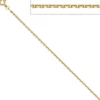 1,9mm Ankerkette Kette Collier aus 585 Gelbgold Gold Halskette 42cm