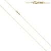 0,6mm Ankerkette Kette Collier Halskette aus 585 Gold Gelbgold 42cm