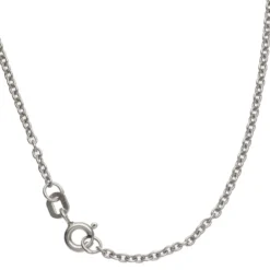1,6mm Ankerkette Kette Collier Halskette aus 333 Gold Weißgold 50cm