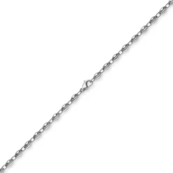 5,5mm Ankerkette Kette Collier Schiffsanker Halskette aus 585 Gold Weißgold 70cm