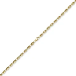 6mm Ankerkette Kette Collier Schiffsanker Halskette aus 585 Gold Gelbgold 60cm