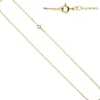 1,2mm Ankerkette Kette Halskette Collier aus 333 Gold Gelbgold, 45cm