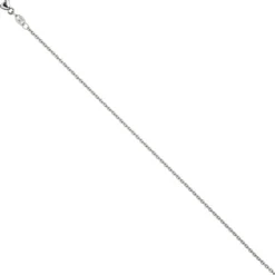 1,5mm Ankerkette Kette Halskette aus 950 Platin für Damen 45cm Platinkette
