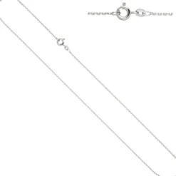 1,3mm Ankerkette Kette Halskette Collier Goldkette 585 Gold Weißgold 50cm