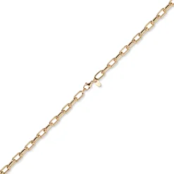 6mm Anker-Weit-Rechteck Kette Collier Halsschmuck aus 585 Gold Rotgold 55cm
