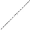 6mm Anker-Weit-Rechteck Kette Collier Halsschmuck aus 585 Gold Weißgold 50cm