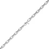 7,5mm Anker-Weit-Rechteck Kette Collier Halsschmuck aus 585 Gold Weißgold 55cm