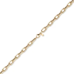 7,5mm Anker-Weit-Rechteck Kette Collier Halsschmuck aus 585 Gold Rotgold 50cm