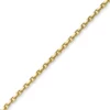 2,5mm Armband Armkette Ankerkette aus 585 Gold Gelbgold, 19cm, Unisex