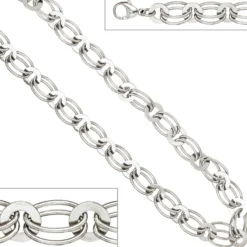 8,7mm Armband Armkette Armschmuck aus 925 Silber rhodiniert 19cm