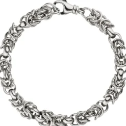 7,2mm Armband Armkette Armschmuck Erbs-Königskette aus echtem 925 Silber, 20cm