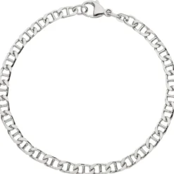 4,4mm Armband Armkette Armschmuck 925 Silber rhodiniert schlicht 21cm