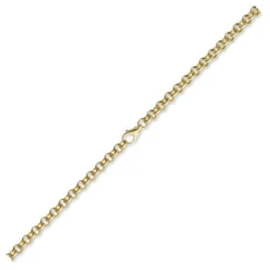 7mm Armband Armkette Erbskette aus 585 Gold Gelbgold, 21cm, Unisex