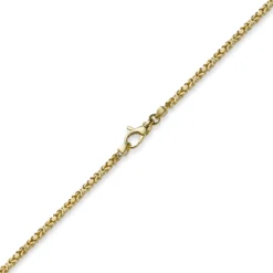 2,5mm Armband Armkette Königskette aus 750 Gold Gelbgold, 21cm, Unisex