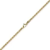 2,5mm Armband Armkette Königskette aus 750 Gold Gelbgold, 19cm, Unisex