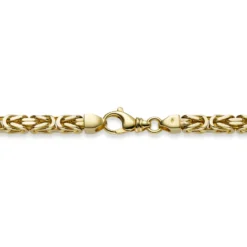 8mm Armband Armkette Königskette aus 750 Gold Gelbgold 22cm Herren