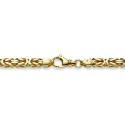 9mm Armband Armkette Königskette aus 750 Gold Gelbgold 24cm Herren