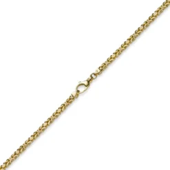 3,5mm Armband Armkette Königskette aus 585 Gold Gelbgold, 19cm, Unisex