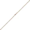 1,8mm Armband Armkette Kugelkette diamantiert aus 750 Gold Rotgold 19cm