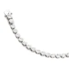 6,3mm Armband Armkette mit Zirkonia, 925 Silber, Damen, 19cm