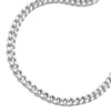 2,8mm Armband Armkette Panzerkette, flach, 925 Sterlingsilber, 19cm