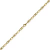 5,5mm Armband Armkette Platte-Steigbügelkette, 585 Gold Gelbgold, 19cm