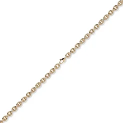 7mm Armband Armkette Rundankerkette aus 585 Gold Rotgold 19cm