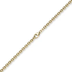4,6mm Armband Armkette Rundankerkette 585 Gold Gelbgold, 21cm Unisex