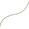 3mm Armband Armkette runde Königskette 585 Gold gelb/weiß bicolor 19cm Unisex
